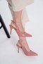 Somo Patent Leather Belt Pointed Toe Stiletto 8.5 cm Thin Heel Women's Shoes - 3