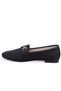 Dza07-147404 Black Satin Daily Ballet Flats Women's Shoes - 4