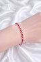 Marteniçka Bracelet - Simple Red and White Knitted Spring Bracelet (10 Pieces) - 2