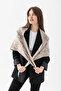 Women's Triangle Patterned Reversible Knitwear Shawl – Soft-Textured Winter Shoulder Shawl, Modern & Stylish Women's Scarf - 4