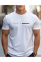 Paris Horizontal Design Printed Premium Oversized T-Shirt