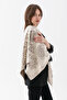 Women's Triangle Patterned Reversible Knitwear Shawl – Soft-Textured Winter Shoulder Shawl, Modern & Stylish Women's Scarf - 5