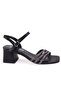 Dza07-928260 Black Block Heel Pack Classic Women's Shoes - 3