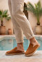 Men's Terra Handmade Tan Faux Leather Powder Espadrilles Slipper - 4