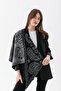 Women's Triangle Patterned Reversible Knitwear Shawl – Soft-Textured Winter Shoulder Shawl, Modern & Stylish Women's Scarf - 7