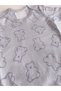 Girl Boy Child Baby Short Sleeve Snap Fastener Bodysuit-Badi 100% Organic Cotton 3.5-4-5-6 Years Old - 5