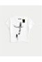 White Babby Tee Half-Face Custom Design - 2