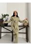 Women's Cape Shawl Detailed Design Jacket Trousers Suit - 6
