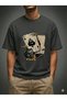 Men's Kart&Zar Printed Oversized T-Shirt Loose Fit
