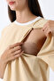 2-Piece Nursing Top with Hidden Zipper - Wide Fit - 2