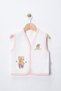 Teddy Bear and Bee Printed Quilted Children's Set of Vest (Ages 2-3-4) - 4