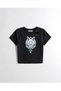 Black Babby Tee Wolf Custom Design - 2