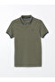 Polo Neck Tight Slim Pique Men's T-Shirt - 5