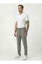 Men's Smoked Jogger Pants Striped Trousers with Front Pockets, Zipper and Buttons at the Back, Pocketed Regular Fit - 5