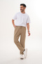 Mink Men's Cotton Linen Mixed Comfortable Fit Trousers - 6