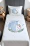 Crystal Winter Tale Patterned Bedspread and Pillowcase