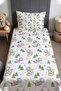 Tiny Dragons Patterned Bedspread and Pillowcase