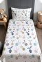 Cute Rabbits Patterned Bedspread and Pillowcase
