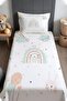Little Dreams Patterned Bedspread and Pillowcase
