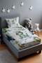 Cute Dinosaur Child Patterned Bedspread and Pillowcase - 2