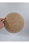 Wooden 20X20 cm 10 Pieces Tray Knitting Plate Supla Perforated Coaster Crochet Base Craft Basket Base - 2