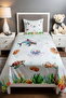 Cute Sea Friends Patterned Single Baby Kids Piqué Set