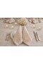 Set of 6 Cotton Fabric Serving Presentation Napkins