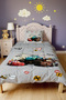 Adventure Team Patterned Single Duvet and Pillowcase - 2