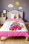 Fashion Princess Patterned Single Duvet and Pillowcase - 2