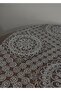Fiskos Tablecloth Tulle Guipure Lace Dowry Box-Silvery Dark Gray - 3