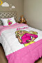 Fashion Princess Patterned Single Duvet and Pillowcase