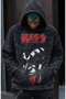 Unisex Kiss Mega Printed Hooded Washable Sweatshirt, Oversized Rock Band Themed Retro Hoodie - 2