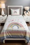 Sweet Sky Patterned Single Baby Kids Piqué Set