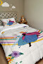 Rainbow Girls Patterned Single Duvet and Pillowcase