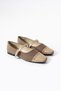 Zarif Buckled Daily Ballet Flats Shoes - 3