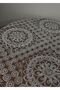 Fiskos Tablecloth Tulle Guipure Lace Dowry Box-Silvery Light Gray - 2