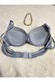 Gray Colored Push up Padded Bra, Pack of Adjustable Strap - 3
