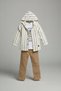 Boy's 3-Piece Set Hooded Muslin Shirt Holiday 3-Piece Set - 3