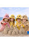 Pink Rabbit Hooded Children's Bathrobe Cotton Pieces Soft-Textured - 4