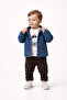 Boy's 3-Piece Jacketed Suit / Jacket - T-Shirt - Pants 3-Piece Set 06-24 Months