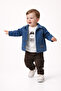 Boy's 3-Piece Jacketed Suit / Jacket - T-Shirt - Pants 3-Piece Set 06-24 Months - 3