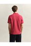 Men's Red Regular Fit Logo Polo Neck T-Shirt - 2