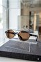 Unisex Green Steel Frame Fleece Ize Sunglasses 51mm - 4