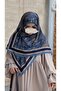 Cotton Pcs Soft Minâ Pattern Scarf-Navy Blue - 7