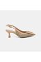 Women's Mink Adjustable Buckled Pointed Toe Evening Dress Shoes - 3