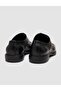 Black Genuine Calf Leather Leather Lace-Up Classic Men's Shoes - 3