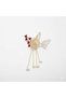 Signature of Elegance: Metal Clasp with Pearl Butterfly and Red Rose Detail - 5
