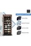 9-Tier Shoe Rack Canvas Shoe Storage Cabinet for Living Room, Hallway with Dustproof Cover - 4