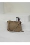 Suede Shoulder Bag - Mink - 5