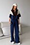 Women's Parachute Fabric Detailed Zippered Tracksuit Set - 3